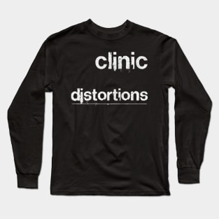 Clinic / Distortions Long Sleeve T-Shirt